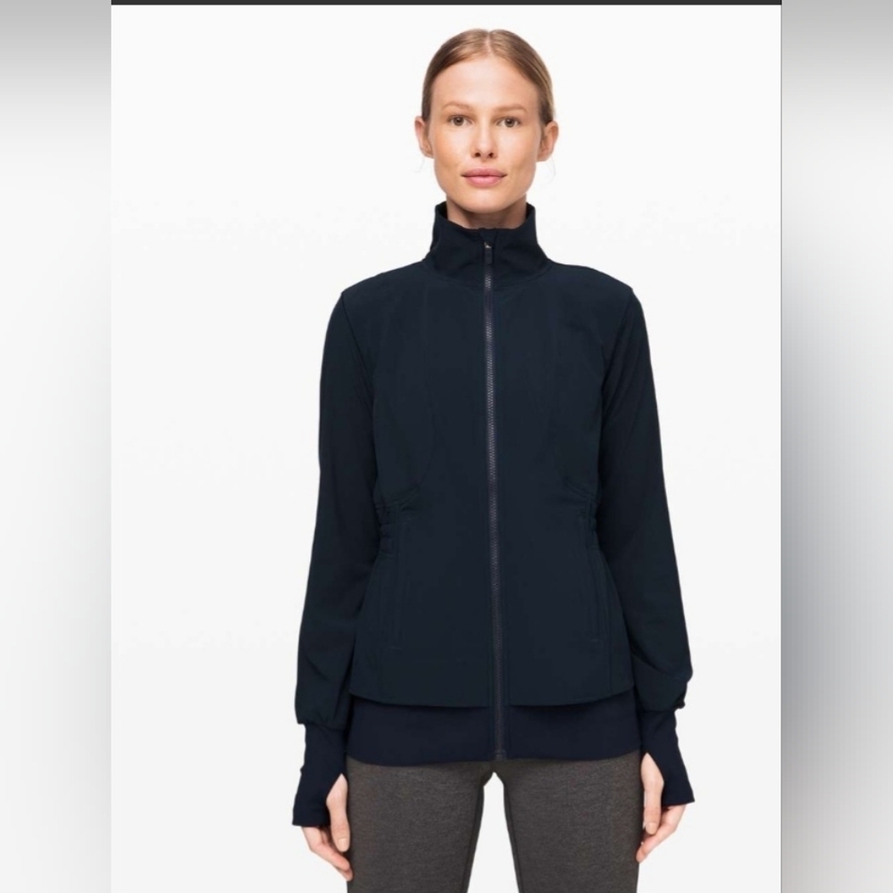 Lululemon Sights Seen Jacket In True Navy  Size 8